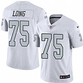Nike Men & Women & Youth Raiders 75 Howie Long White Color Rush Limited Jersey,baseball caps,new era cap wholesale,wholesale hats